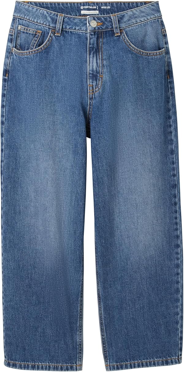 TOM TAILOR Jungen 1041052 Old Kinder Baggy Fit Jeans, 10110 - Blue Denim, 170 EU