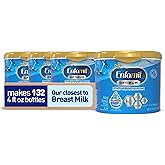 Enfamil Optimum Baby Formula has Immune-supporting Lactoferrin, 20.5Oz, 4CT | Our Closest Infant Formula to Breast Milk, Immune-Supporting Lactoferrin and Brain-Building DHA, Dual Prebiotic HMO blend