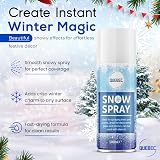 Quebec Artificial Snow Spray 100ml Snow Scene Decor Window Tree Glass view 2