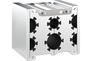 SPORGAIN Universal Clamp Collets Barrel with 4 Openings, Constructed from Aircraft Grade Aluminum with Thick Anti-slip Non-Marring Surface