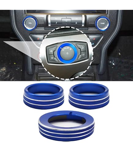 Ford Explorer Volume Knob Cover - Aluminum Alloy Radio Control Ring For 2020-2023 Models - View #2