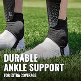 Northdeer Football Shin Guards Sleeves with Ankle Protection Black M view 4