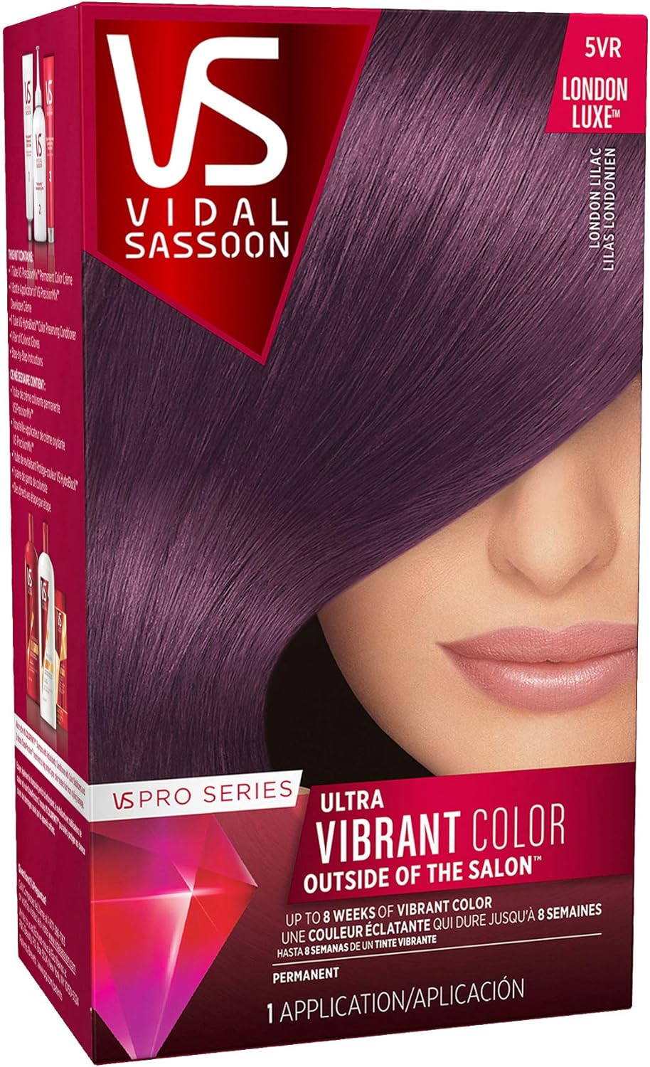 Clairol Vidal Sassoon Pro Series Permanent Hair Color Violets