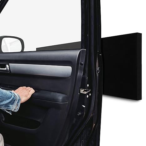 STRACKS Garagen Wandschutz [43x15x1,5 cm] - Türkantenschutz Auto, Schaumsto? selbstklebend - [4er- Set] – 4 extra große selbs