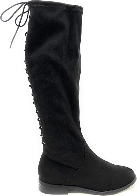 Amazon Com City Classified Riding Biker Boots W Belted Detail