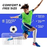 GSi Sports Pinnies 12 Pack Free Size Youth/Adult Green Mesh Training Vests view 2