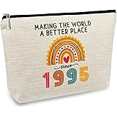 ancpeany Happy 31st Birthday Gifts for Her Women, 1995 Dirty 31 Year Old Birthday Decorations Makeup Bag for Wife, Sister, Best Friend Female, Mothers Day, Christmas Party, Cosmetic Travel Pouch