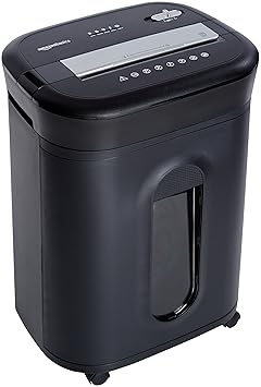 AmazonBasics - Kreuzschnitt-Schredder für 15 Blätter, für Papier, CDs und Kreditkarten