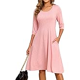 MAKABO Women's Dresses Long Sleeve Floral Printed Slim V-Neck Elegant Long Dresses