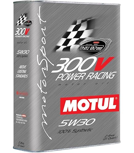 MOTUL 300V 5W-30 エンジンオイル 2リットル×2本　フランス製 Amazon.com: Motul MTL104241 300V 5w30 Synthetic Racing Oil