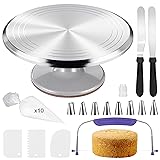 12 Inch Round Aluminum Revolving Cake Decorating