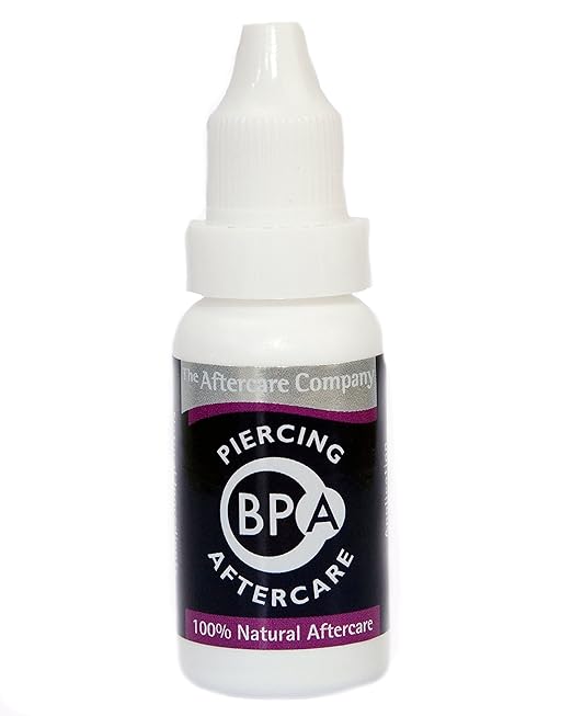 BPA PIERCING AFTERCARE 10ml Bottle from The Aftercare Company Amazon