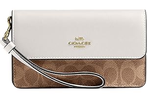 COACH womens Foldover Wristlet