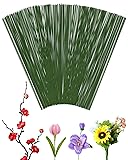 100 PCS 18 Gauge Green Floral Wire Stems for