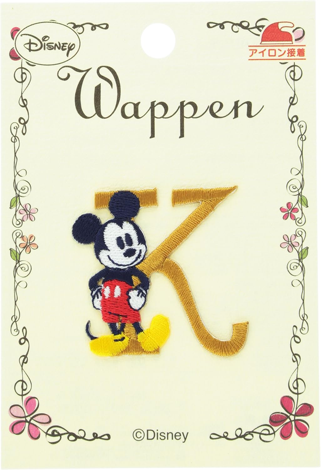 Amazon パイオニア アルファベット ワッペン ディズニー ミッキーマウス My4001 My310 ワッペン アップリケ 通販