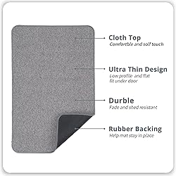 Bath Mat,Ultra Thin Bathroom Runner Rugs,Large Bath