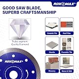 RDXMAX 115mm Diamond Cutting Disc Thin 1.2mm for Angle Grinder 4.5" view 2