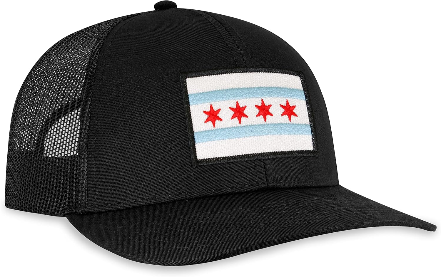 Chicago Flag Hat Chicago Trucker Hat CHI Baseball Cap Snapback Golf
