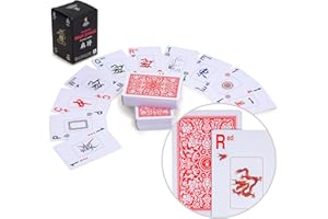 Yellow Mountain Imports American Mah Jongg (Mahjong) Playing Cards - 178 Card Set