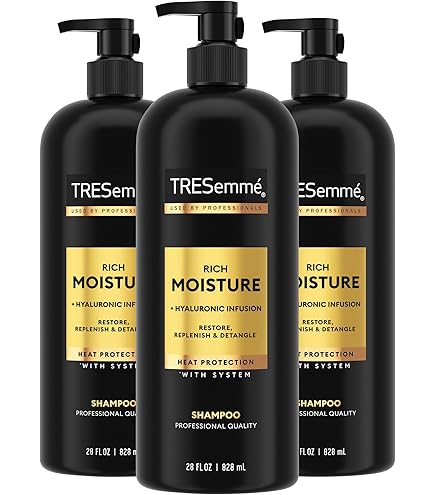 Moist Rich Shampoo 3本 + トリートメント 2本 Amazon.com : Tresemme Shampoo Moisture Rich 28 Ounce (828ml) (3