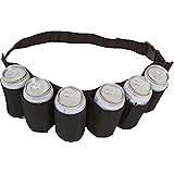 EZ DRINKER Beer & Soda Can Holster Belt 6 Pack