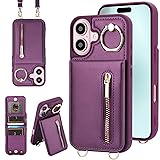 Jcxtrombulous Crossbody Wallet Case for iPhone 16