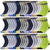 Usavemo 100 Pairs Various Sample Socks Quarter Value Bulk Pack Blind Box Socks for Men Women