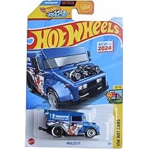 Hot Wheels Mailed It, HW Art Cars 10/10 [Blue] 164/250 : Amazon