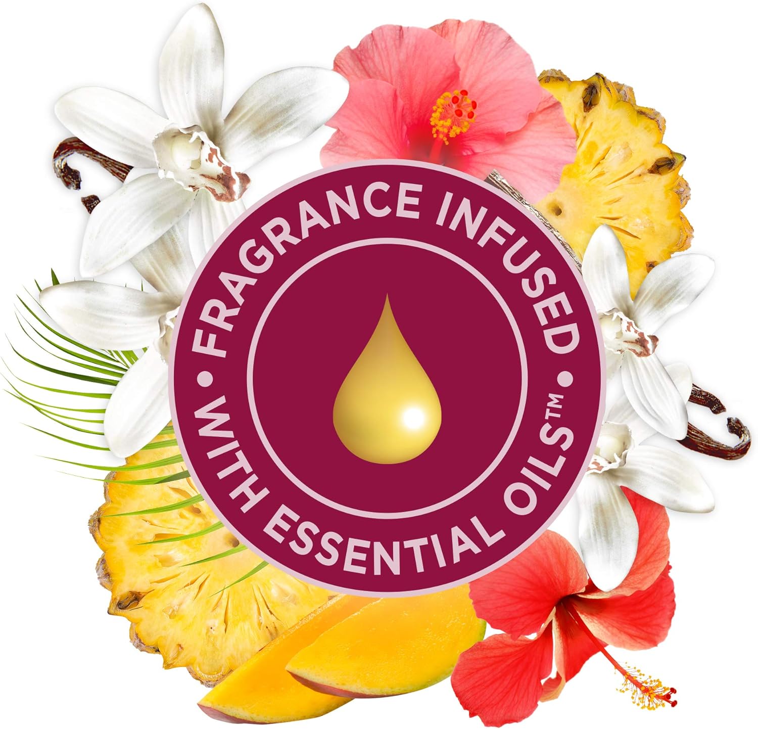 Glade Candle Jar, Air Freshener, 2in1, Hawaiian Breeze & Vanilla Passion Fruit, 6.8 oz, Pack of 2: Health & Personal Care