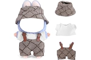 KEOOUA 17 cm Doll Clothes Clothes for Doll Cute Accessories for Fashion Dolls Clothing Girl Chic Style Set Elegant Dress Accessories