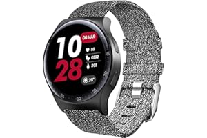 Compatible with Reebok Pulse Smartwatch Bands, Lamshaw Breathable Nylon Woven Fabric Replacement Accessory Strap Compatible w