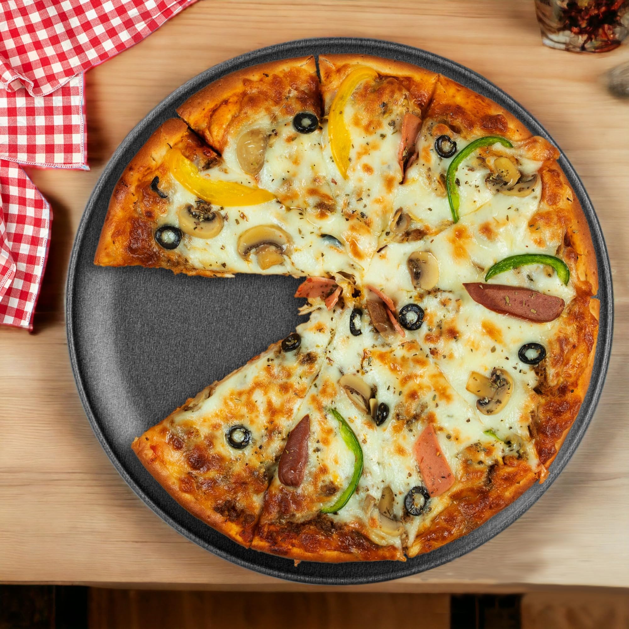G&S Metal Products Company ProBake Set of Two Nonstick 12-inch Pizza Pans