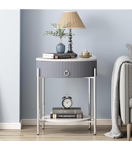 なお Amazon.com: ChooChoo Farmhouse Nightstand with Charging