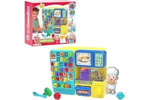 Just Play CoComelon Learning Kitchen, 34-Pieces, Interactive Playset, Learning & Education, Kids Toys for Ages 18 Month