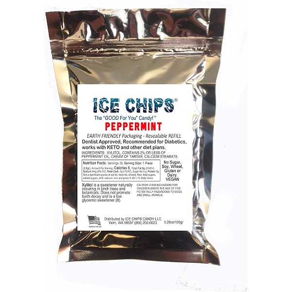 thumbnail image 2 of ICE CHIPS Xylitol Candy 6 Tins (Party Pack); Low Carb, Gluten Free... 2 of 14