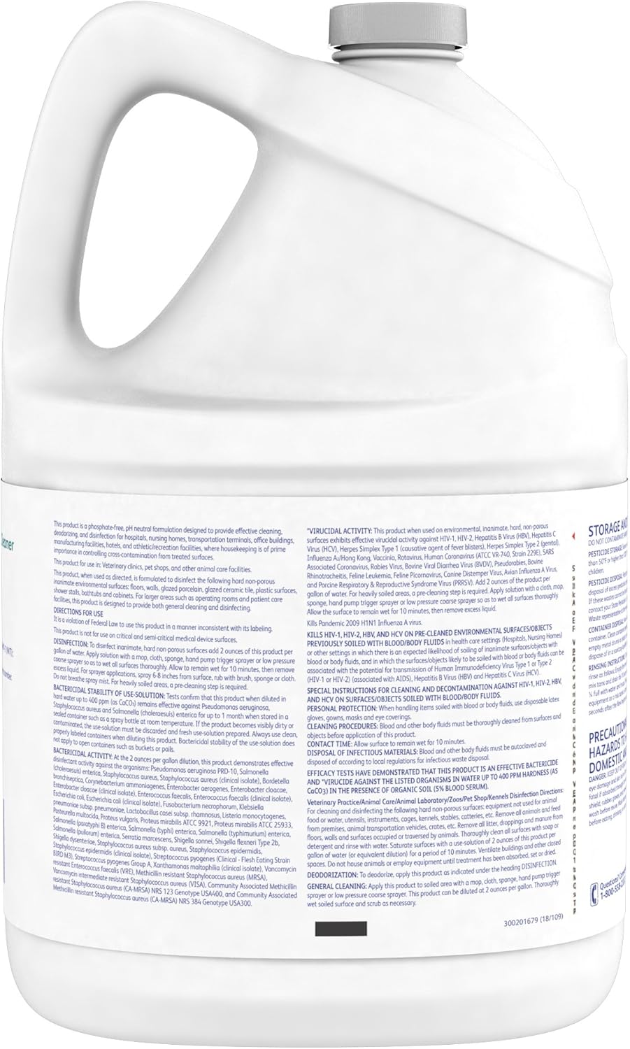 Amazon Com Diversey Morning Mist Fast Neutral Disinfectant Cleaner Fresh Scent 1 Gallon Concentrate 4 Pack Packaging May Vary Home Improvement