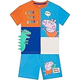 Peppa Pig Shirt And Shorts | Boys Shirt Outfit Set | Cotton Tshirt and Shorts For Boys | Summer Sets For Kids