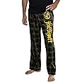 Harry Potter Adult Mens' House Crest Plaid Pajama Pants - All 4 Houses Gryffindor, Ravenclaw, Slytherin, Hufflepuff