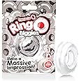 Screaming O Ringo Biggies, Clear - Iconic Award Winning Cock Ring, Disposable Cock Ring - Penis Ring, Increase Pleasure - Couple Sex Toys, Dick Ring for Mutual Pleasure