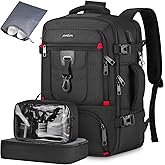 YAMTION Carry On Backpack,Travel Backpack with 3 Packing Cubes for Men Women,Laptop Backpack Airline Approved Weekender Bag Mochila de Viaje