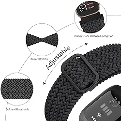 Tobfit Elastic Bands Compatible with Fitbit Versa 2