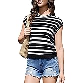 AceNest Trendy Tops for Women Summer Sweater Lightweight Loose Fit Vest Top Boho Cap Sleeve Sweater Vest Crochet Spring