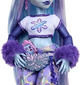Monster High Abbey Bominable Yeti Fashion Doll with Pet Mammoth HNF64 view 4