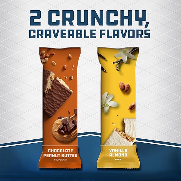 CLIF BUILDERS – CHOCOLATE PEANUT BUTTER AND VANILLA ALMOND FLAVOR – VARIETY PACK – PLANT BASED PROTEIN BARS – GLUTEN FREE – NON-GMO – LOW GLYCEMIC – 20G PROTEIN – 2.4 OZ. (10 COUNT)