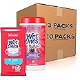 Wet Ones Mixed 13 Piece Bundle of Human & Cat Wet Wipes, Fresh Scent | 10 Packs Antibacterial Hand and Face Wipes, 20ct Plus 3 Packs for Pets Multipurpose Cat Wipes, 50ct
