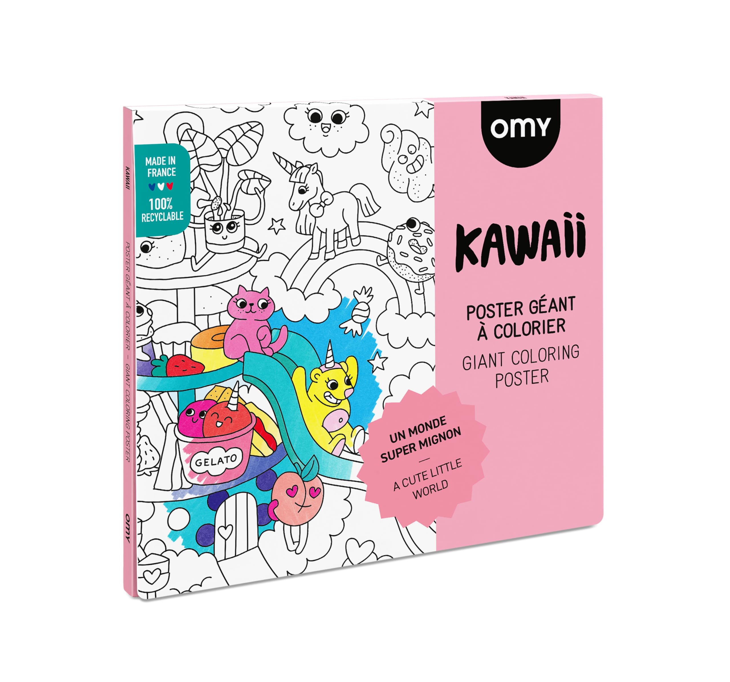 Omy POS67 Large White Poster 100x70cm