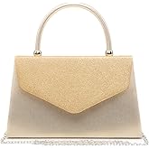Dasein Women's Evening Bag Party Clutches Wedding Purses Cocktail Prom Handbags with Frosted Glittering