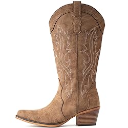 IUV Cowboy Boots For Women Western Cowgirl Boots