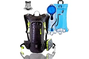 FREEMOVE Hydration Pack Backpack - Water Stays Cool 5 Hours with 2L Hydration Bladder and Cooler Bag > Hiking, Running, MTB