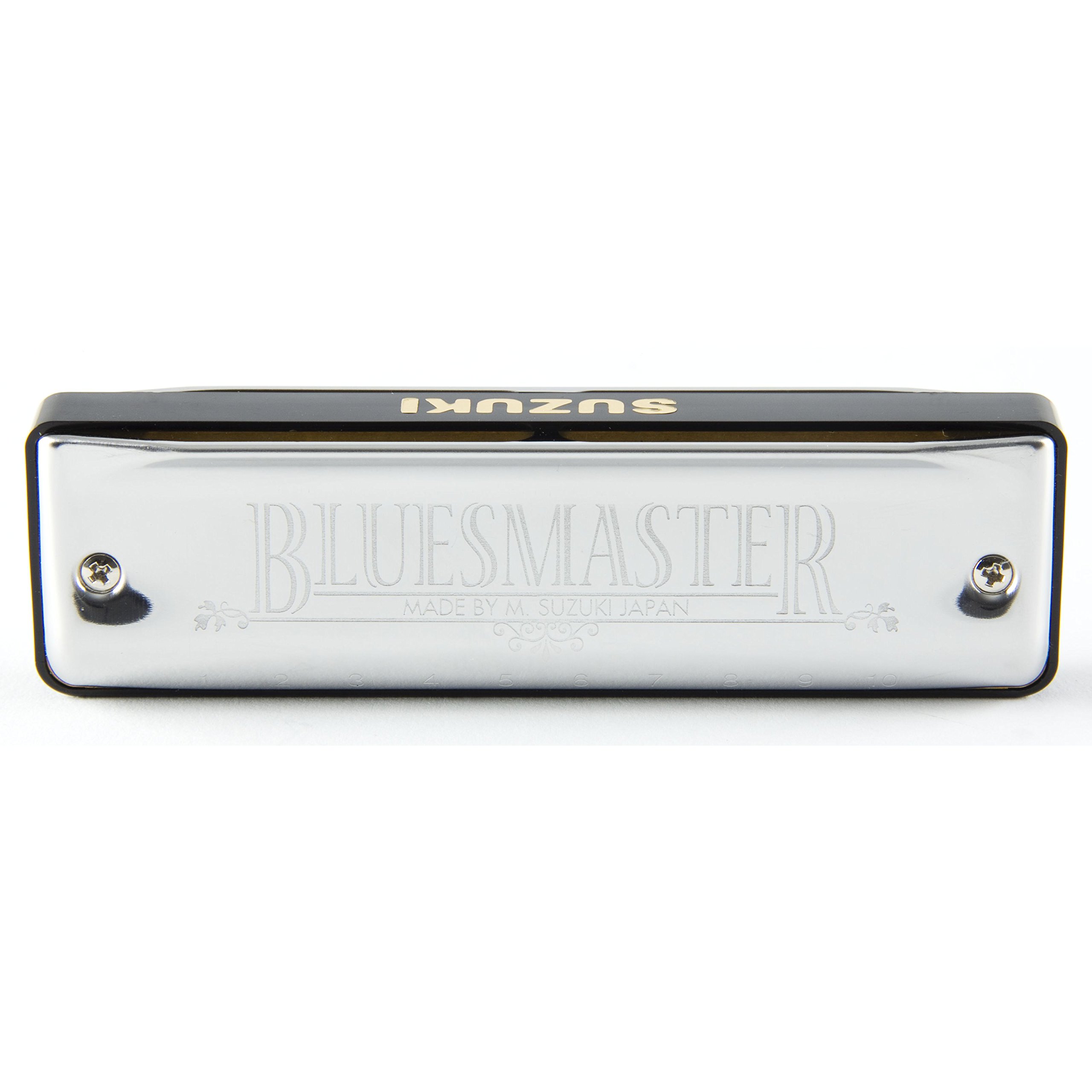 Suzuki MR-250-E Bluesmaster Harmonica in E, Silver